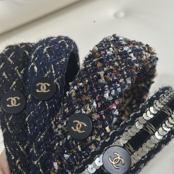 Chanel シャネルハイブランドカチューシャ 太め ツイード レディース レース 幅広 痛くない ヘアアクセサリー 結婚式 デイリー ヘアバンド 大人 ヘアアクセ 可愛い かわいい ヘアアレンジ 髪飾り おしゃれ ヘッドアクセ 韓国風 