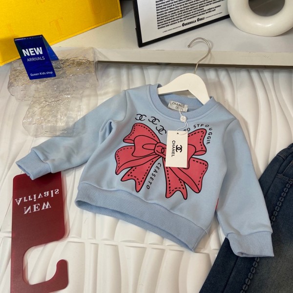 Chanel シャネルブランド子供服 ジャージ キッズ 女の子 裏起毛セットアップ 春 秋 服 パーカー デニムパンツ 子供 上下セット ジャージ 女の子 スウェット ロングパンツ セットアップ キッズ カジュアル 韓国 おしゃれ 小学生 女の子服 90¬140cm 