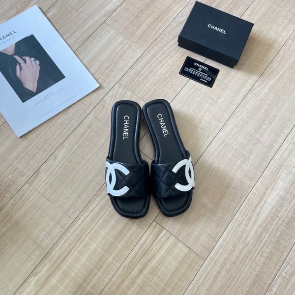 Chanel シャネルブランドスリッパ レディース ミュールシューズ 蒸れない 通気性 225¬260cm ビーチサンダル 洗濯可 サンダル 軽量 室内履き 厚底 柔らか 前開き 室内スリッパ 滑り止め 来客用 
