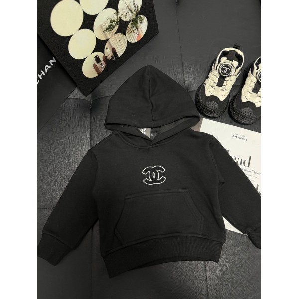 Chanel シャネルハイブランド女の子 パーカー 子供服 長袖Tシャツト レーナー スウェット キッズ 春秋 フード付き オシャレ 無地 長袖 可愛い パープル グリーン ベージュ ハート 韓国風 通学 通園 90-170cm