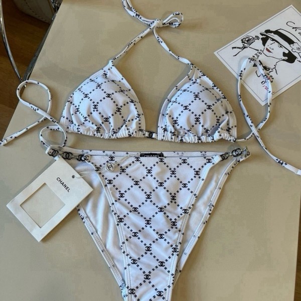 Chanel シャネルブランドコピー ビキニ セクシー おしゃれきれいめ 大人 水着 ビーチウェア ママ 水着 体型カバー セクシー大きいサイズ 体型カバー スイムウェア S-XL