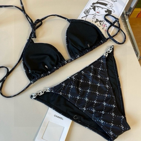 Chanel シャネルブランドコピー ビキニ セクシー おしゃれきれいめ 大人 水着 ビーチウェア ママ 水着 体型カバー セクシー大きいサイズ 体型カバー スイムウェア S-XL