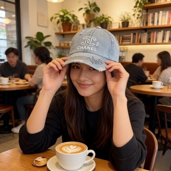 ブランドシャネルレディース帽子 デニム 刺繍ロゴ シンプル Chanel キャップ オールシーズン UVカット ベースボールキャップ 日よけ帽子 カジュアル 男女兼用