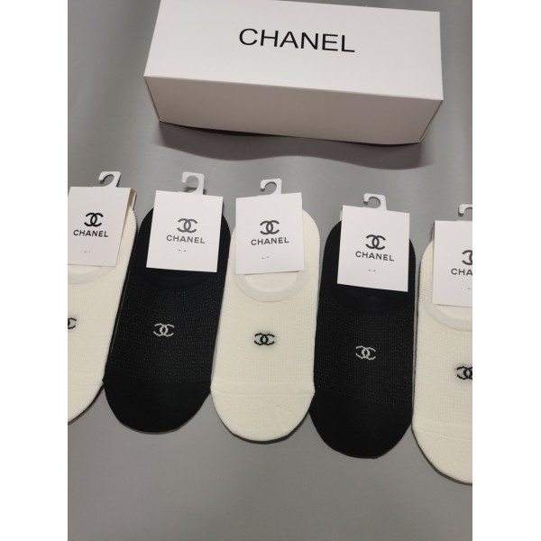 Chanel シャネルハイブランド ソックス 綿製レディース向け 靴下 かわいいブランド ストッキング 大人気コットン 靴下 メンズ 通気性