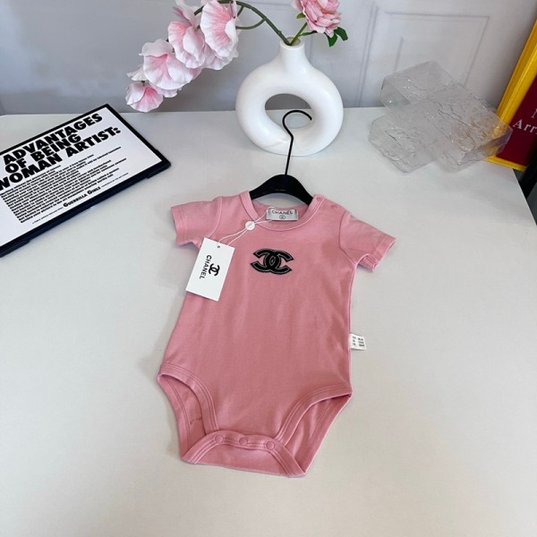 ブランドシャネルChanel ベビー服 男の子 女の子 新生児 ロンパース 可愛い 半袖 赤ちゃん 59¬90cm カバーオール 子ども服 パジャマ ルームウエア 夏人気 カバーオール 子供服 出産祝い 誕生日 