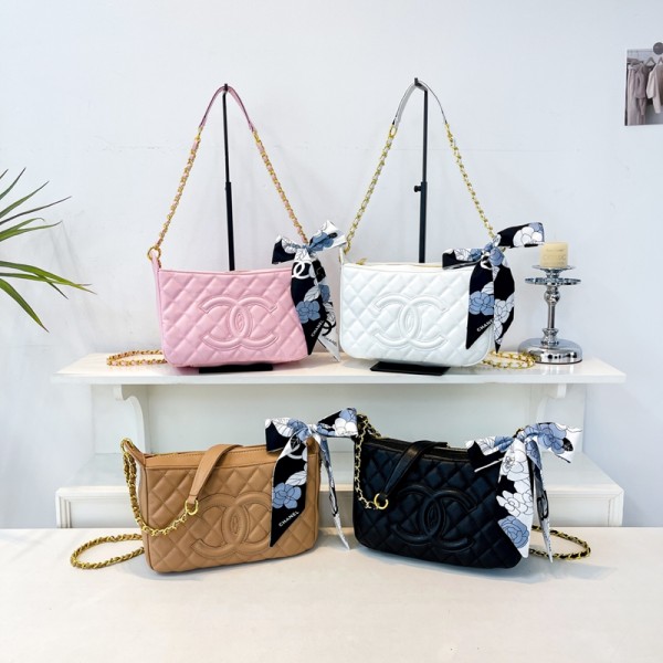 Chanel シャネルブランドショルダーバッグ 女性 ブランドチェーンバッグ 斜め掛けカバン ハイブランド肩掛けバッグ ブランド 男女兼用