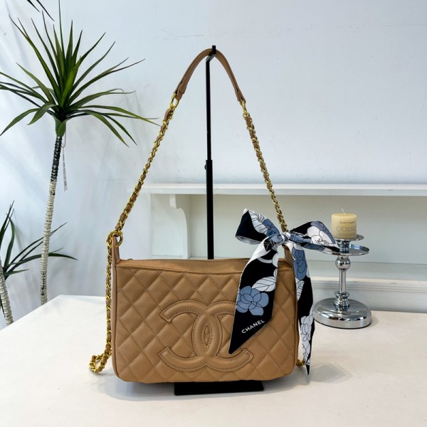 Chanel シャネルブランドショルダーバッグ 女性 ブランドチェーンバッグ 斜め掛けカバン ハイブランド肩掛けバッグ ブランド 男女兼用