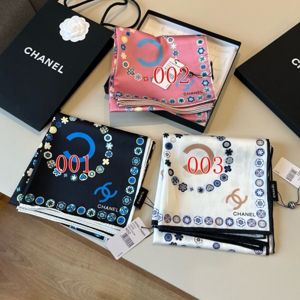 ブランドシャネルChanel シルクスカーフ レディース スクエアスカーフ 90×90cm 芸術的 絵画柄 軽量 サテン ハンカチ 正方形 ネックスカーフ 多機能 装飾 ネッカチーフ バンダナ 頭飾り 髪の包帯