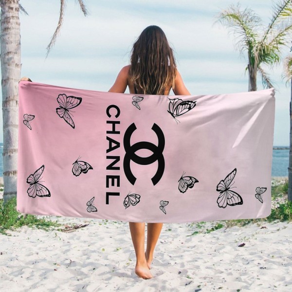 Chanel シャネルブランドヘアドライタオル ハンドタオル 耐洗濯ハイブランド タオル ギフトタオルブランド 人気 女性フェイスタオル ブランド 人気
