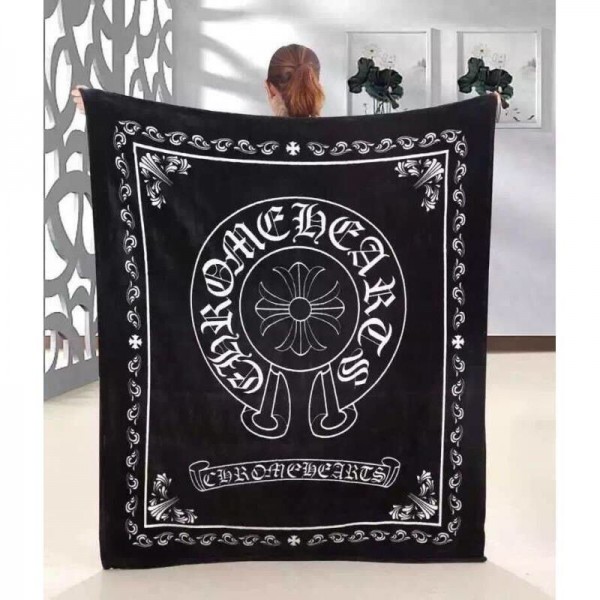 ブランド CHROME HEARTS ブランケット 毛布 クロムハーツ 掛けブランケット シングル フランネル毛布 洗える 静電気防止  タオルケット オフィス用 ファッション 暖か 大判 昼寝用 