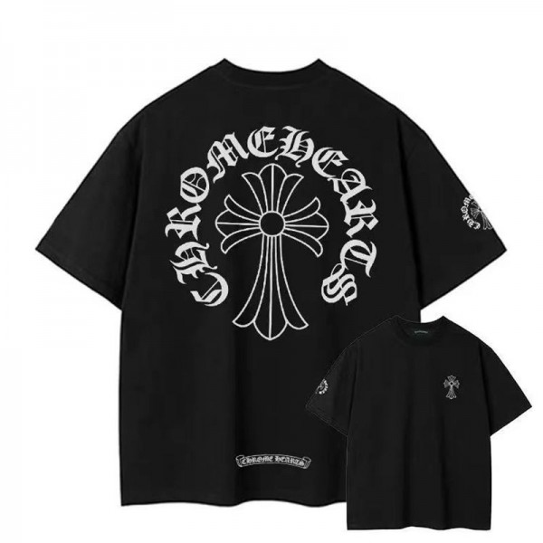 クロムハーツ Chrome Heartsブランド半袖tシャツハイブランドtシャツ偽物レディースメンズブランドtシャツオーバーサイズ韓国 パチモン tシャツ S¬5XL