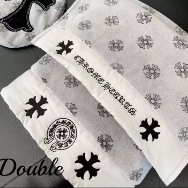 クロムハーツ Chrome Heartsブランドスポーツタオル メンズ人気 ビーチタオル軽量メンズフェイスタオル 運動タオルフェイスタオル ブランド 人気40*80cm