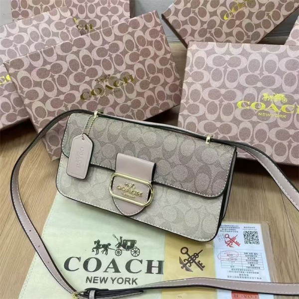 Coach コーチ肩掛けバッグブランドショルダーバッグ レディース 斜め掛けバッグ  大容量 柔らかい 軽量 肩掛け 斜め掛け カジュアル 通勤 シンプル おしゃれ