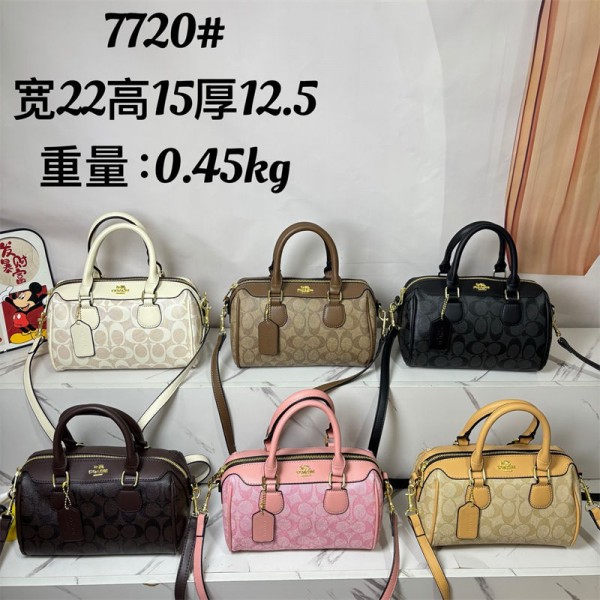 Coach コーチハイブランドミニボストンバッグ レディース ショルダー 軽量 旅行 斜めがけ 可愛い 2way 肩がけ 斜めがけ ハンドバッグ 旅行バッグ トラベルバッグ おしゃれ 大人 多機能バッグ ママバッグ マザーズバッグ 入学式 卒業式