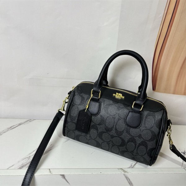 Coach コーチハイブランドミニボストンバッグ レディース ショルダー 軽量 旅行 斜めがけ 可愛い 2way 肩がけ 斜めがけ ハンドバッグ 旅行バッグ トラベルバッグ おしゃれ 大人 多機能バッグ ママバッグ マザーズバッグ 入学式 卒業式
