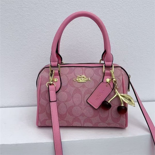 Coachボストンバッグ 人気 コーチブランドショルダーバッグ女性ブランドハンドバッグ斜め掛けカバンハイブランドブランド手提げカバン大容量