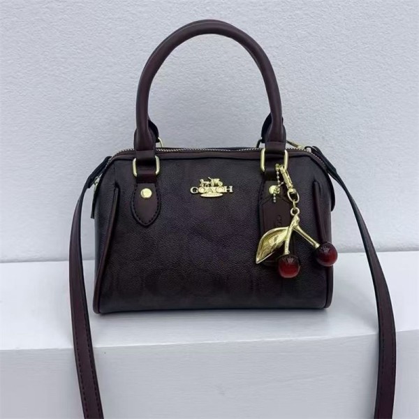 Coachボストンバッグ 人気 コーチブランドショルダーバッグ女性ブランドハンドバッグ斜め掛けカバンハイブランドブランド手提げカバン大容量