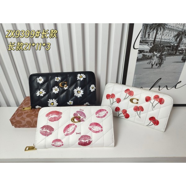 Coach コーチブランド長財布 レディース 財布 使いやすい ウォレット 人気 大容量 カード多数枚入れ お札入れ 多機能 ラウンドファスナー 長サイフ puレザー おしゃれ