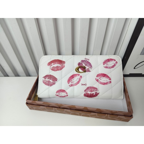 Coach コーチブランド長財布 レディース 財布 使いやすい ウォレット 人気 大容量 カード多数枚入れ お札入れ 多機能 ラウンドファスナー 長サイフ puレザー おしゃれ