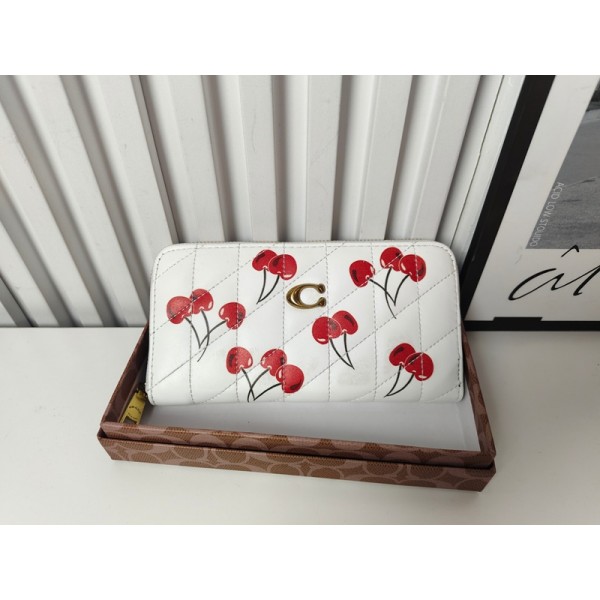 Coach コーチブランド長財布 レディース 財布 使いやすい ウォレット 人気 大容量 カード多数枚入れ お札入れ 多機能 ラウンドファスナー 長サイフ puレザー おしゃれ