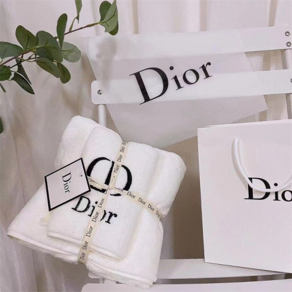 Dior ディオールビーチバスタオル 激安 ハイブランド多用途タオルブランド速乾タオル男女兼用フェイスタオル ブランド 人気