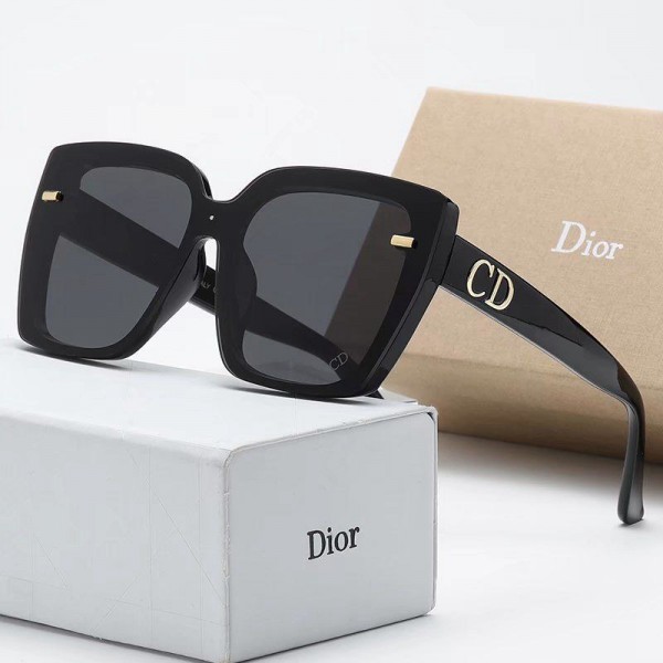 Dior ディオール ブランド サングラス 女性 おしゃれ 方形サングラス  サングラス 小顔対応 偏光レンズ 偏光サングラス 紫外線カット 高級感 エレガント 気質 アクセサリー 運転用 旅行