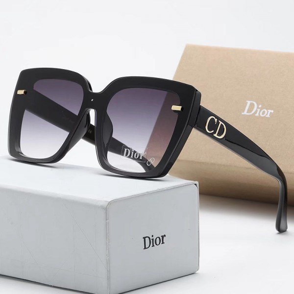 Dior ディオール ブランド サングラス 女性 おしゃれ 方形サングラス  サングラス 小顔対応 偏光レンズ 偏光サングラス 紫外線カット 高級感 エレガント 気質 アクセサリー 運転用 旅行