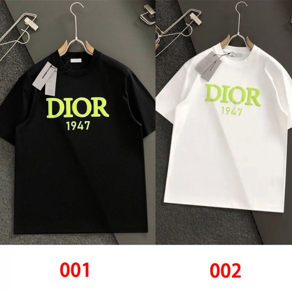 Dior ディオールtシャツハイブランド夏韓国 パチモン tシャツブランド 服 コピー 激安屋tシャツ ユニセック ブランド M - 4XL