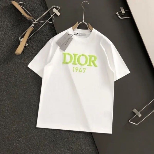 Dior ディオールtシャツハイブランド夏韓国 パチモン tシャツブランド 服 コピー 激安屋tシャツ ユニセック ブランド M - 4XL