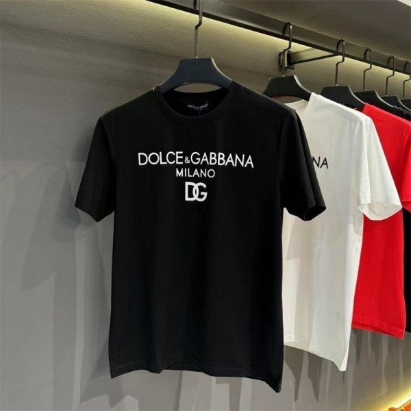 ドルチェ&ガッバーナ Dolce & Gabbanaブランドtシャツカットソー コピーブランドtシャツオーバーサイズ韓国 パチモン tシャツtシャツ ユニセック ブランドS - 5XL