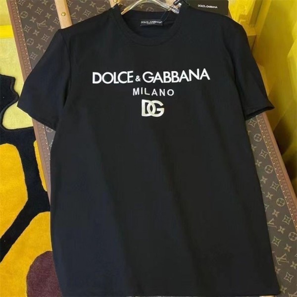 ドルチェ&ガッバーナ Dolce & Gabbanaブランドtシャツカットソー コピーブランドtシャツオーバーサイズ韓国 パチモン tシャツtシャツ ユニセック ブランドS - 5XL