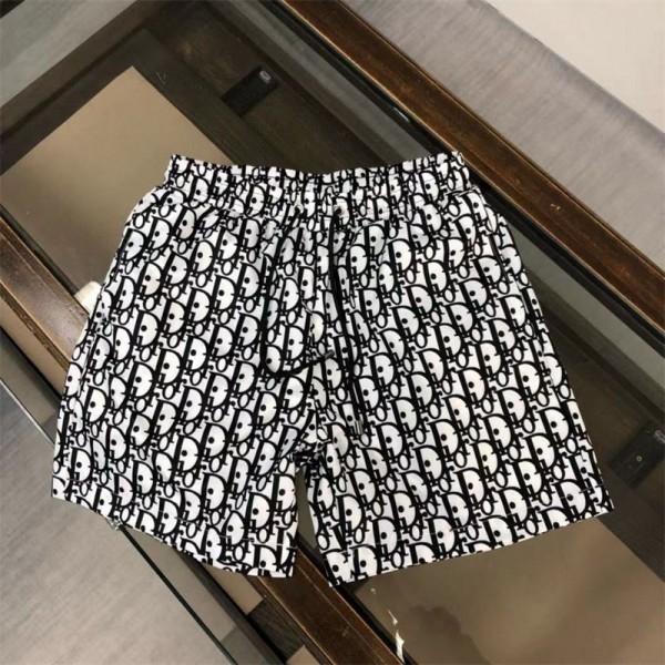 ブランド Dior ディオールアロハパンツ メンズ おしゃれ ルームウェア ズボン レトロハワイ風 モノグラムプリント ゆったり カップル 夏 カップル ビーチ ゆったり カジュアル 面白い おしゃれ 男女兼用 S - 4XL