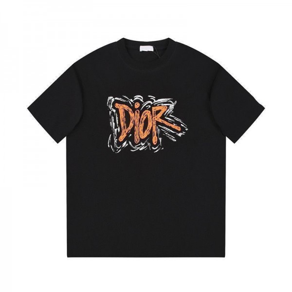 Dior ディオールブランドtシャツ上着カジュアルTシャツカットソーペアカップル20代 30代40代tシャツ 激安パロディ大人の上質Tシャツ M - 4XL