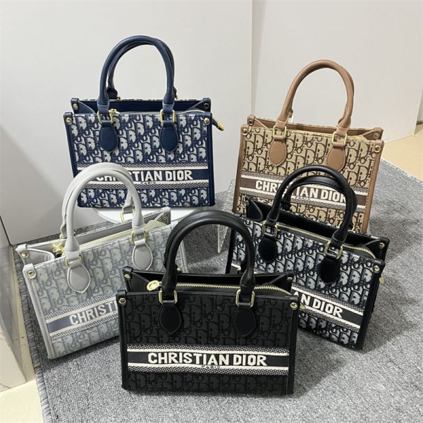 Dior ディオール肩掛けバッグブランドトートバック 大容量 ハンドバック トートバッグ 肩掛けバッグ 2wayバッグ 男女兼用 通勤通学 旅行用 内側ポケットあり