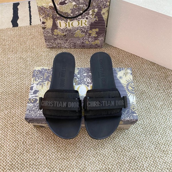 Dior ディオールハイブランドサンダル レディース おしゃれ 夏スリッパ 歩きやすい 225¬265cm バックルサンダル 外履き 疲れない 滑り止め スリッパ 室内 夏用 可愛い ビーチサンダル