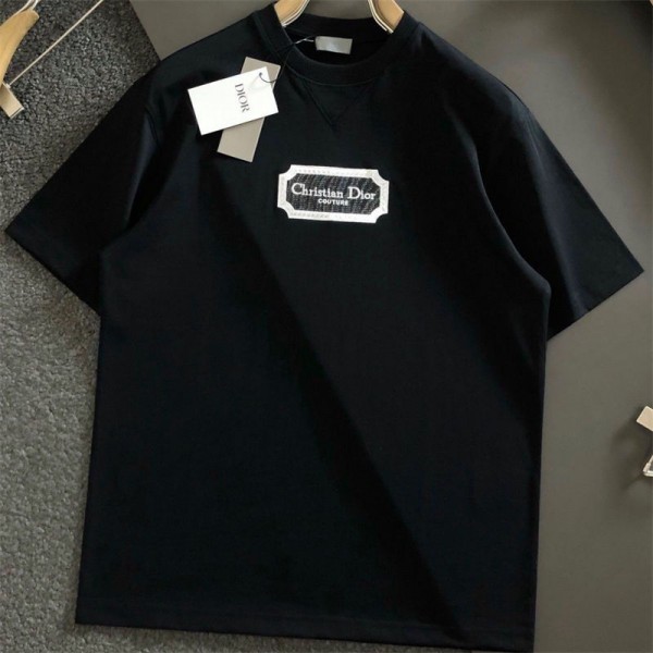 Dior ディオールブランドtシャツカットソー コピーtシャツハイブランド夏韓国 S - 5XL パチモン tシャツ大人の上質Tシャツ