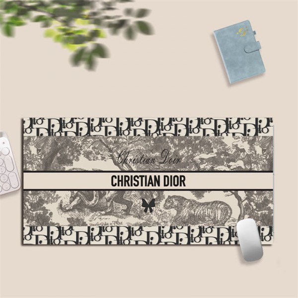 ブランドDior デスクマット マウス対応 レザー ディオール デスクマット 大型マウスパッド 裏面はスエード 滑り止め 30 * 80cm 防水 防油 断熱 お手入れ簡単 オフィス 自宅用 装飾用 デスクパッド
