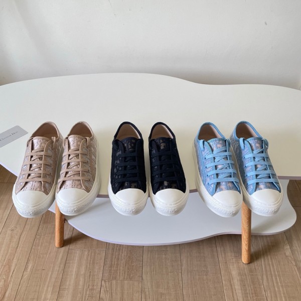 ブランドDior ディオール キャンバスシューズ レース メッシュ 刺繍 スリッポン レディース ママシューズ 婦人靴 225¬250mm ぺたんこ 女性用 フラット 通気 蒸れない 春夏用 柔らかい 滑りにくい 軽い シンプル 旅行