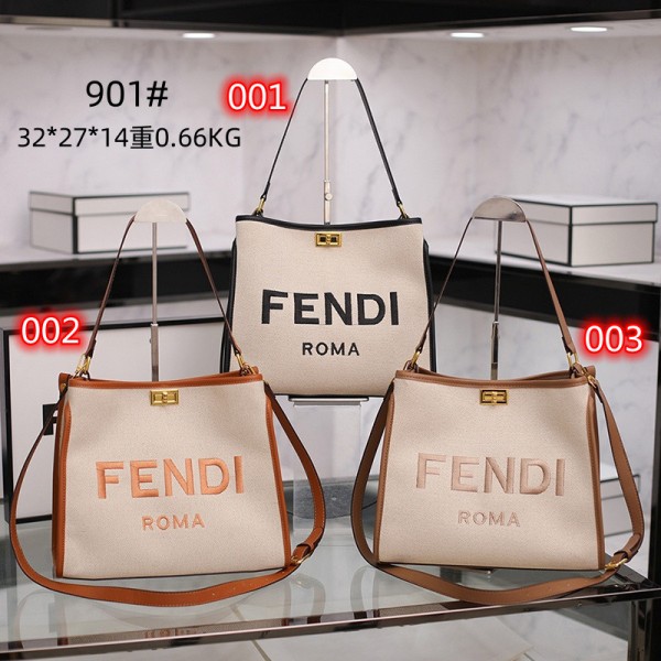 FENDI フェンディ バッグ トートバッグ 大容量 シンプル 通勤 ファション お洒落