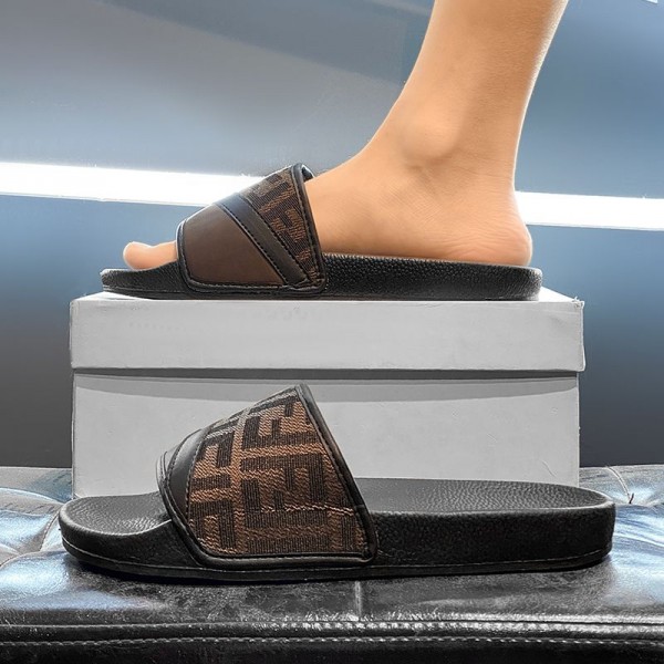Fendi フェンディハイブランド ビーチサンダルブランド室内スリッパ シャワー バス トイレ ベランダ用 ルームシューズ レディース ブランドブランド ミュール  美脚 可愛い