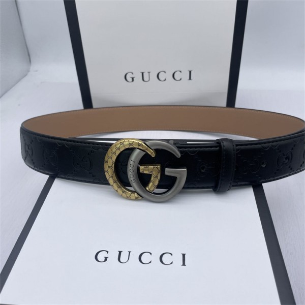 グッチ ベルト GGバックル カジュアル レザー製 シンプル 男女通用 Gucci 革製ベルト メンズ ビジネス 紳士ベルト クリックベルト おおきいサイズ コンフォート 穴なし ⾧さ調節可能 無段階調節 スーツベルト ギフトボックス付き 父の日 プレゼント