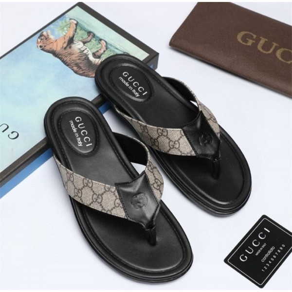 ハイブランド gucci メンズ サンダル グッチ ビーチスリッパ すべり止め ビーチサンダル 定番モノグラム 贅沢 ビーチシューズ 高級PUレザー カジュアル 高品質 履きやすい 240~275cm