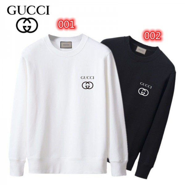 ブランド GUCCI Tシャツ 上着トップス 男子 ファッション カジュアル 長袖 パーカー グッチ 男女兼用 Tシャツ トレーナーシャツ スウェット 英字ロゴ入り シンプル 高品質 ベーシックタイプ 大人気