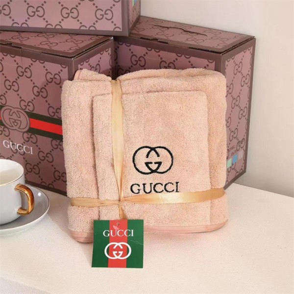 Gucci グッチブランド速乾タオル男女兼用メンズフェイスタオル 運動タオルハイブランド タオル ギフトタオルブランド 70*140cm+35*75cm 人気 女性