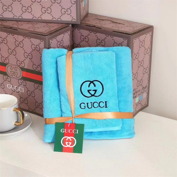 Gucci グッチブランド速乾タオル男女兼用メンズフェイスタオル 運動タオルハイブランド タオル ギフトタオルブランド 70*140cm+35*75cm 人気 女性