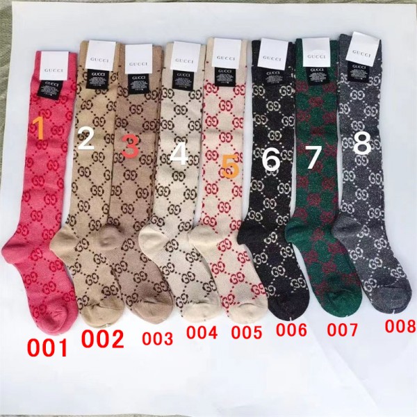 Gucci グッチブランド ストッキング 大人気コットン 靴下 メンズ 通気性ブランドハイソックス 高品質浅口ソックス 女の子好き 韓国