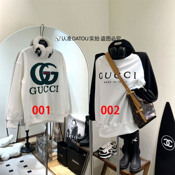 Gucci グッチスウェットハイブランド秋冬レディースメンズプルオーバーブランドスウェット偽物 男女兼用 トレーナースウェットパーカー