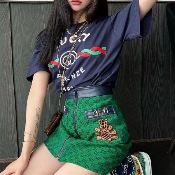 Gucci グッチブランドtシャツ高品質韓国 パチモン tシャツブランド 服 コピー 激安屋20代 30代40代tシャツ 激安パロディ M - XL