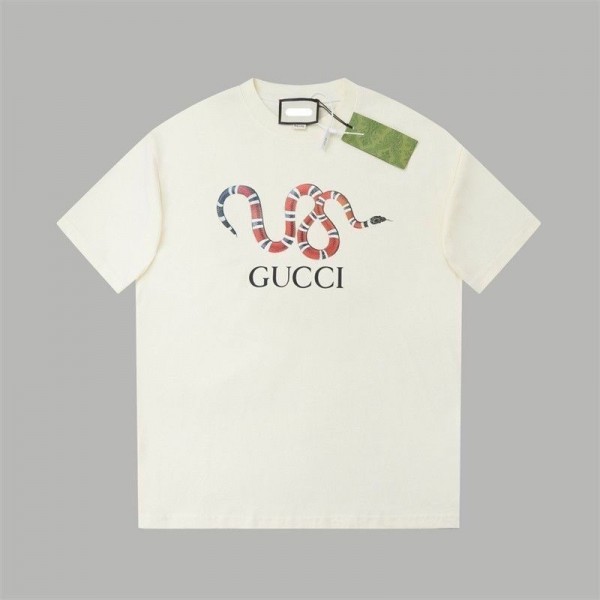 Gucci グッチブランドtシャツオーバーサイズハイブランド半袖tシャツ男女兼用ブランドtシャツ高品質大人の上質TシャツM - 4XL