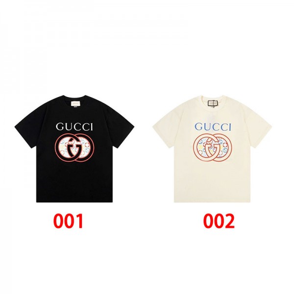 Gucci グッチブランドtシャツカットソー コピーブランド半袖tシャツブランドtシャツ上着カジュアルTシャツカットソーペアカップル S - 4XL